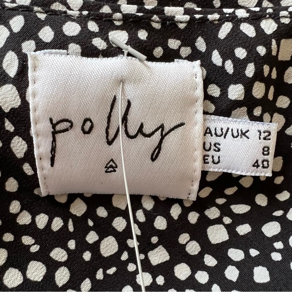 Princess Polly Charley dot pattern tie strap mini dress 772 - Picture 11 of 12